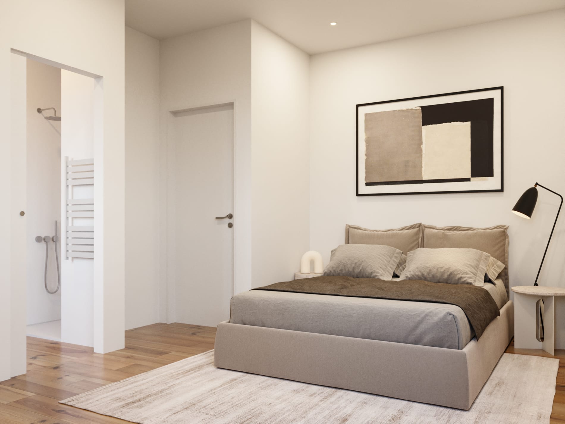 Quarto com acesso à casa de banho